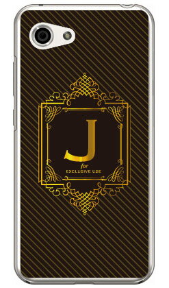 Rakuten - Cf LTD ラグジュアリーイニシャル J ゴールドイエロー （クリア） AQUOS R compact 701SH・SHV41・SH-M06 SoftBank・au・docomo Coverfull aquos r compact ケース aquos r compact カバー 701sh shv41 sh-m06 ケース 701sh shv41 送料無料