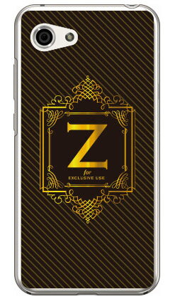 樂天商城 - Cf LTD ラグジュアリーイニシャル Z ゴールドイエロー （クリア） AQUOS R compact 701SH・SHV41・SH-M06 SoftBank・au・docomo Coverfull aquos r compact ケース aquos r compact カバー 701sh shv41 sh-m06 ケース 701sh shv41 送料無料