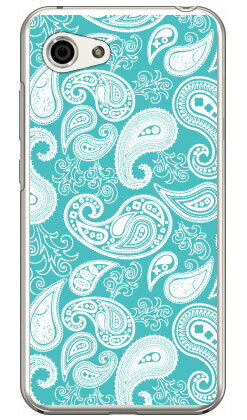 樂天商城 - Cf LTD ミントブルーコレクションシリーズ ペイズリー （クリア） AQUOS R compact 701SH・SHV41・SH-M06 SoftBank・au・docomo Coverfull aquos r compact ケース aquos r compact カバー 701sh shv41 sh-m06 ケース 701sh shv41 送料無料