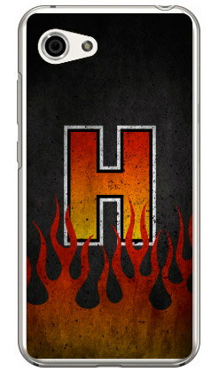 Rakuten - Cf LTD ファイア イニシャル H （クリア） AQUOS R compact 701SH・SHV41・SH-M06 SoftBank・au・docomo Coverfull aquos r compact ケース aquos r compact カバー 701sh shv41 sh-m06 ケース 701sh shv41 sh-m06 カバー aquos r 送料無料