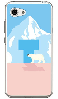 Rakuten - Cf LTD シロクマ イニシャル T （クリア） AQUOS R compact 701SH・SHV41・SH-M06 SoftBank・au・docomo Coverfull aquos r compact ケース aquos r compact カバー 701sh shv41 sh-m06 ケース 701sh shv41 sh-m06 カバー aquos r 送料無料