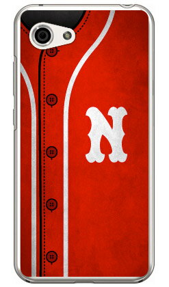 樂天商城 - Cf LTD ベースボール イニシャル レッド N （クリア） AQUOS R compact 701SH・SHV41・SH-M06 SoftBank・au・docomo Coverfull aquos r compact ケース aquos r compact カバー 701sh shv41 sh-m06 ケース 701sh shv41 sh-m06 カバー 送料無料