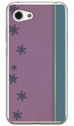 スノークリスタル パープル （クリア） AQUOS R compact 701SH・SHV41・SH-M06 SoftBank・au・docomo Coverfull aquos r compact ケース aquos r compact カバー 701sh shv41 sh-m06 ケース 701sh shv41 sh-m06 カバー aquos r 送料無料