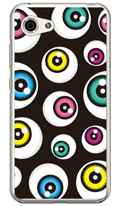 アイズ ブラック （クリア） AQUOS R compact 701SH・SHV41・SH-M06 SoftBank・au・docomo YESNO aquos r compact ケース aquos r compact カバー 701sh shv41 sh-m06 ケース 701sh shv41 sh-m06 カバー aquos r compact ケース 送料無料