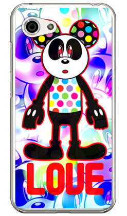 Code；C 「LOVE PANDA」 アメシスト （クリア） AQUOS R compact 701SH・SHV41・SH-M06 SoftBank・au・docomo SECOND SKIN aquos r compact ケース aquos r compact カバー 701sh shv41 sh-m06 ケース 701sh shv41 sh-m06 カバー 送料無料