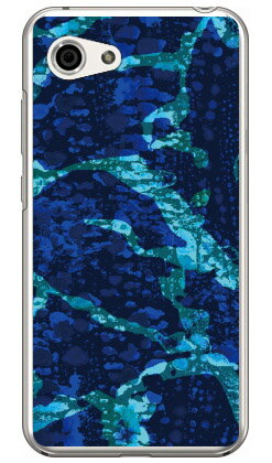 乐天商城 - アブストラクト Camo パープル ブルー （クリア） AQUOS R compact 701SH・SHV41・SH-M06 SoftBank・au・docomo Coverfull aquos r compact ケース aquos r compact カバー 701sh shv41 ケース 701sh shv41 カバー aquos r compact 送料無料