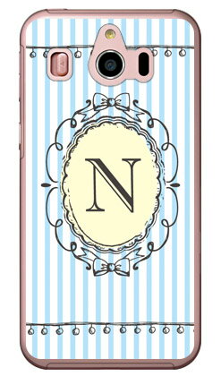 Rakuten - Cf LTD イニシャル アルファベット N サックス （クリア） シンプルスマホ4 704SH SoftBank Coverfull ソフトバンク シャープ 704SH ケース 704SH カバー 704SHケース 704SHカバー シンプルスマホ4 ケース シンプルスマホ4 カバー 送料無料