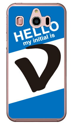 Cf LTD ハローイニシャル V ブルー （クリア） シンプルスマホ4 704SH SoftBank Coverfull ソフトバンク シャープ 704SH ケース 704SH カバー 704SHケース 704SHカバー シンプルスマホ4 ケース シンプルスマホ4 カバー シンプルスマホ4 704SH 送料無料