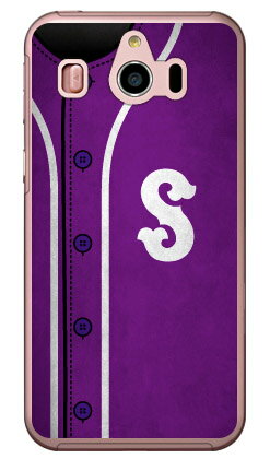 樂天商城 - Cf LTD ベースボール イニシャル パープル S （クリア） シンプルスマホ4 704SH SoftBank Coverfull ソフトバンク シャープ 704SH ケース 704SH カバー 704SHケース 704SHカバー シンプルスマホ4 ケース シンプルスマホ4 カバー 送料無料