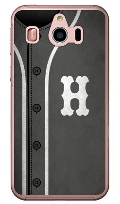 Cf LTD ベースボール イニシャル グレー H （クリア） シンプルスマホ4 704SH SoftBank Coverfull ソフトバンク シャープ 704SH ケース 704SH カバー 704SHケース 704SHカバー シンプルスマホ4 ケース シンプルスマホ4 カバー 送料無料