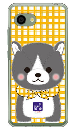 콩 시바 삼형제 시리즈 아키오 (클리어) AQUOS R2 Compact 803SH·SH-M09 SoftBank·MVNO 스마트폰(SIM 프리 단말) 하드 케이스 aquos r2 compact 케이스 aquos r2 compact 커버 케이스 커버 aquos r2 compact 케이스 aquos r2 compact