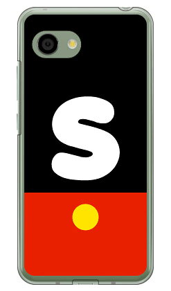 Cf LTD ボーイ イニシャル S （クリア） AQUOS R2 Compact 803SH・SH-M09 SoftBank・MVNOスマホ（SIMフリー端末） Coverfull aquos r2 compact ケース aquos r2 compact カバー ケース カバー aquos r2 compact ケース aquos r2 compact 送料無料