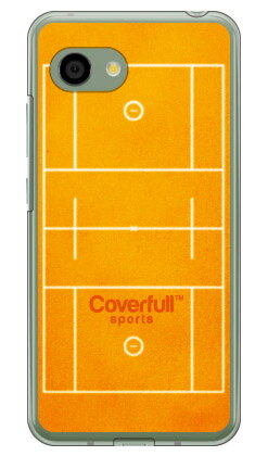 男子ラクロスコート オレンジ （クリア） AQUOS R2 Compact 803SH・SH-M09 SoftBank・MVNOスマホ（SIM..