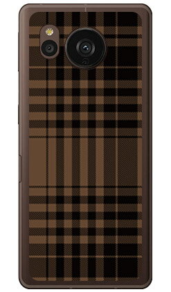 チェック ブラウン×ブラック （ソフトケース） AQUOS sense7 plus aquos sense7 plus ケース aquos sense7 plus フィルム aquos sense7 plus simフリー aquos sense7 plus ケース 耐衝撃 aquos sense7 plus 本体 保護 aquos sense7 plus ケース かわいい 送料無料★