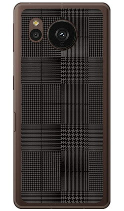 グレンチェック ブラック×グレー （ソフトケース） AQUOS sense7 plus aquos sense7 plus ケース aquos sense7 plus フィルム aquos sense7 plus simフリー aquos sense7 plus ケース 耐衝撃 aquos sense7 plus 本体 保護 aquos sense7 plus ケース 送料無料★