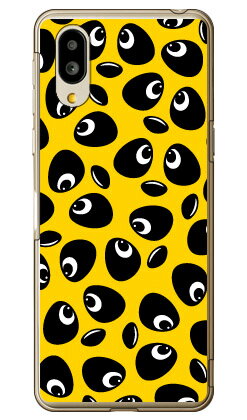 パンダ イエロー （クリア） シンプルスマホ6 A201SH・BASIO active SHG09 SoftBank・au YESNO ハードケースソフトバンク シャープ a201sh ケース a201sh カバー a201shケース a201shカバー シンプルスマホ6 ケース シンプルスマホ6 カバー シンプルスマホ6 送料無料★