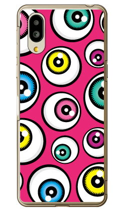 アイズ ピンク （クリア） シンプルスマホ6 A201SH・BASIO active SHG09 SoftBank・au YESNO ハードケースソフトバンク シャープ a201sh ケース a201sh カバー a201shケース a201shカバー シンプルスマホ6 ケース シンプルスマホ6 カバー シンプルスマホ6 送料無料★