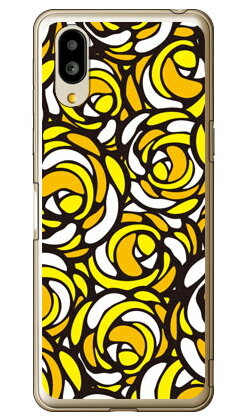 Rakuten - ローズポップ イエロー （ソフトTPUクリア） シンプルスマホ6 A201SH・BASIO active SHG09 SoftBank・au YESNOソフトバンク シャープ a201sh ケース a201sh カバー a201shケース a201shカバー シンプルスマホ6 ケース シンプルスマホ6 カバー 送料無料★