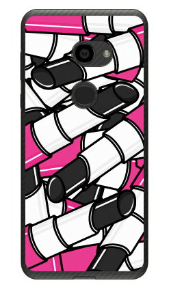 ルージュ ブラック （クリア） AQUOS zero 801SH・SH-M10 SoftBank・MVNOスマホ（SIMフリー端末） YESNO イエスノー 平面 受注生産 スマホケース ハードケース 801sh ケース 801sh aquos zero 801sh ケース aquos zero 801sh 送料無料