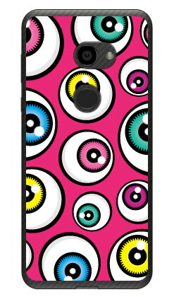 アイズ ピンク （クリア） AQUOS zero 801SH・SH-M10 SoftBank・MVNOスマホ（SIMフリー端末） YESNO イエスノー 平面 受注生産 スマホケース ハードケース 801sh ケース 801sh aquos zero 801sh ケース aquos zero 801sh 送料無料