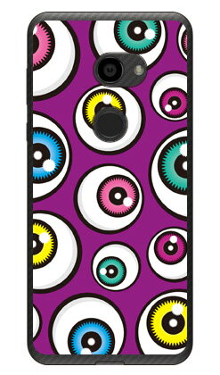 アイズ パープル （クリア） AQUOS zero 801SH・SH-M10 SoftBank・MVNOスマホ（SIMフリー端末） YESNO イエスノー 平面 受注生産 スマホケース ハードケース 801sh ケース 801sh aquos zero 801sh ケース aquos zero 801sh 送料無料