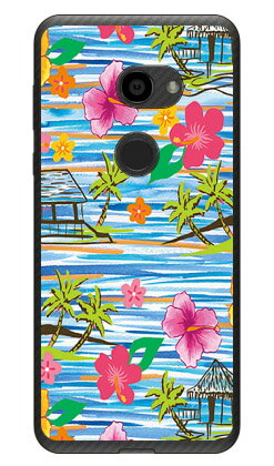 フロム アロハ アイランド （クリア） AQUOS zero 801SH・SH-M10 SoftBank・MVNOスマホ（SIMフリー端末） Coverfull 平面 受注生産 スマホケース ハードケース 801sh ケース 801sh aquos zero 801sh ケース aquos zero 801sh 送料無料