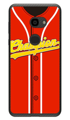 Cf LTD ベースボールユニフォーム レッド×ホワイト （クリア） AQUOS zero 801SH・SH-M10 SoftBank・MVNOスマホ（SIMフリー端末） Coverfull スマホケース ハードケース 801sh ケース 801sh aquos zero 801sh ケース aquos zero 801sh 送料無料