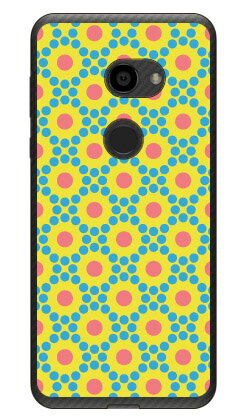サークルドット イエロー (クリア) AQUOS zero 801SH・SH-M10 SoftBank・MVNOスマホ(SIMフリー端末) Coverfull 平面 受注生産 スマホケース ハードケース 801sh ケース 801sh aquos zero 801sh ケース aquos zero 801sh 送料無料