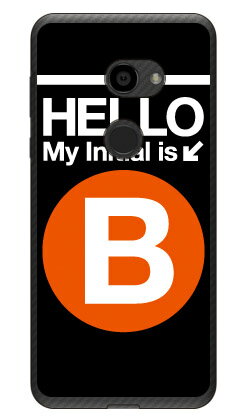 乐天商城 - Cf LTD サブウェイイニシャル B オレンジ （クリア） AQUOS zero 801SH・SH-M10 SoftBank・MVNOスマホ（SIMフリー端末） Coverfull 受注生産 スマホケース ハードケース 801sh ケース 801sh aquos zero 801sh ケース aquos zero 801sh 送料無料