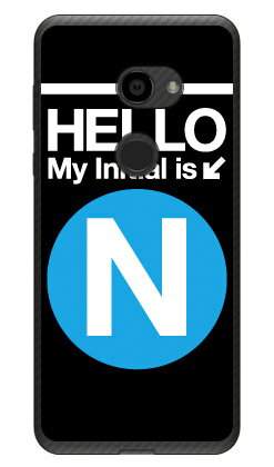 Rakuten - Cf LTD サブウェイイニシャル N サックスブルー （クリア） AQUOS zero 801SH・SH-M10 SoftBank・MVNOスマホ（SIMフリー端末） Coverfull スマホケース ハードケース 801sh ケース 801sh aquos zero 801sh ケース aquos zero 801sh 送料無料