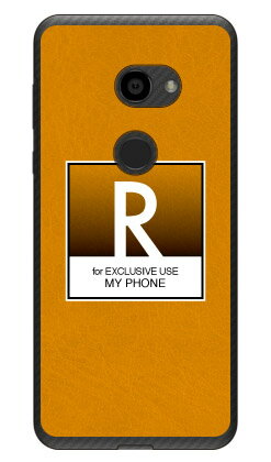 Cf LTD クラシック イニシャル R （クリア） AQUOS zero 801SH・SH-M10 SoftBank・MVNOスマホ（SIMフリー端末） Coverfull 平面 受注生産 スマホケース ハードケース 801sh ケース 801sh aquos zero 801sh ケース aquos zero 801sh 送料無料