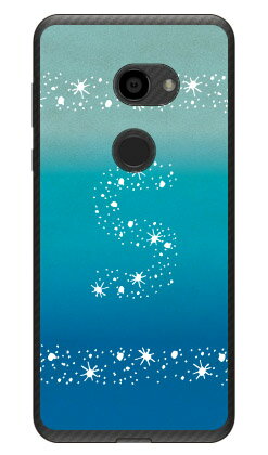 Cf LTD アロハ イニシャル オーシャン S （クリア） AQUOS zero 801SH・SH-M10 SoftBank・MVNOスマホ（SIMフリー端末） Coverfull 受注..