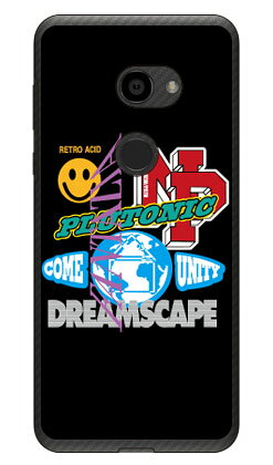 NEW PATH 「STICKERS REWORK （ブラック）」 （クリア） AQUOS zero 801SH・SH-M10 SoftBank・MVNOスマホ（SIMフリー端末） SECOND SKIN スマホケース ハードケース 801sh ケース 801sh aquos zero 801sh ケース aquos zero 801sh 送料無料