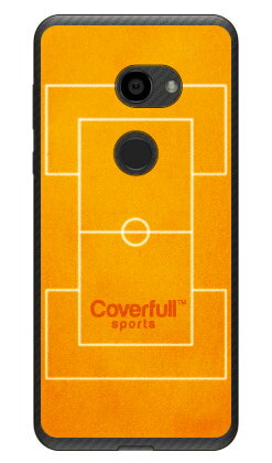 ドッジボールコート オレンジ (クリア) AQUOS zero 801SH・SH-M10 SoftBank・MVNOスマホ(SIMフリー端末) Coverful...