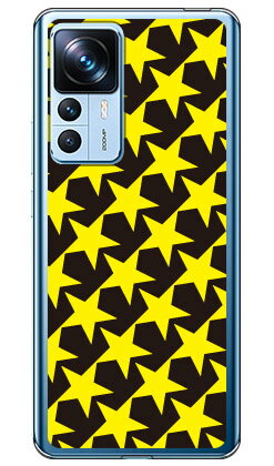 スター TYPE2 ブラック×イエロー （ソフトケース） Xiaomi 12T Pro A201XM