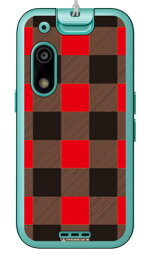 Buffalo check レッド （ソフトケース） design by Moisture キッズフォン3 A201ZT SECOND SKIN キッズフォン3 ケース キッズフォン3 ケース ソフトバンク キッズフォン3カバー キッズフォン 3 カバー ソフトバンク キッズフォン3 カバー キッズフォン3 送料無料★