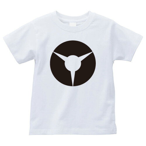 三つ地紙（みつじがみ）家紋Tシャツ 家紋 Tシャツ 和柄Tシャツ 和柄 Tシャツ メンズ レディース 半袖 Tシャツ 家 Tシャツ おもしろTシャツ 家紋入り Tシャツ お土産 和風 ギフト 家紋デザイン 日本 デザイン 085-cvt 085cvt 送料無料