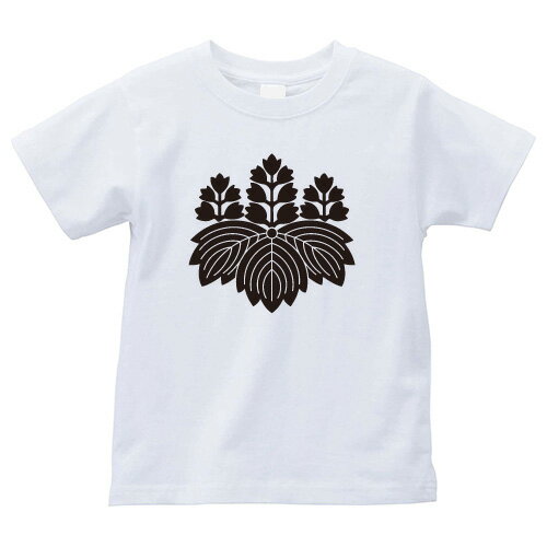 五七鬼桐（ごしちおにきり）家紋Tシャツ 家紋 Tシャツ 和柄Tシャツ 和柄 Tシャツ メンズ レディース 半袖 Tシャツ 家 Tシャツ おもしろTシャツ 家紋入り Tシャツ お土産 和風 ギフト 家紋デザイン 日本 デザイン 085-cvt 085cvt 送料無料