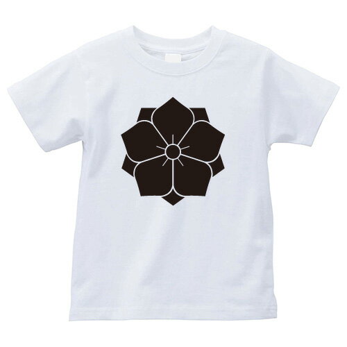 乐天商城 - 八重桔梗（やえききょう）家紋Tシャツ 家紋 Tシャツ 和柄Tシャツ 和柄 Tシャツ メンズ レディース 半袖 Tシャツ 家 Tシャツ おもしろTシャツ 家紋入り Tシャツ お土産 和風 ギフト 家紋デザイン 日本 デザイン 085-cvt 085cvt 送料無料