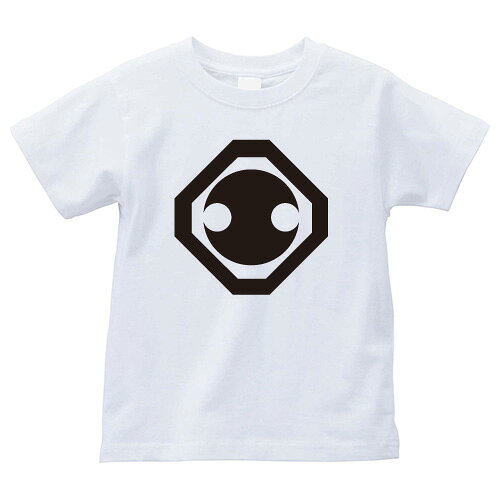 隅切り角に分銅（すみきりかくにふんどう）家紋Tシャツ 家紋 Tシャツ 和柄Tシャツ 和柄 Tシャツ メンズ レディース 半袖 Tシャツ 家 Tシャツ おもしろTシャツ 家紋入り Tシャツ お土産 和風 ギフト 家紋デザイン 日本 デザイン 085-cvt 085cvt 送料無料