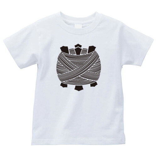 枠糸巻（わくいとまき）家紋Tシャツ 家紋 Tシャツ 和柄Tシャツ 和柄 Tシャツ メンズ レディース 半袖 T..