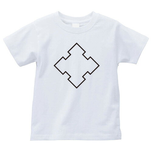 折り入り角（おりいりかく）家紋Tシャツ 家紋 Tシャツ 和柄Tシャツ 和柄 Tシャツ メンズ レディース 半袖 Tシャツ 家 Tシャツ おもしろTシャツ 家紋入り Tシャツ お土産 和風 ギフト 家紋デザイン 日本 デザイン 085-cvt 085cvt 送料無料