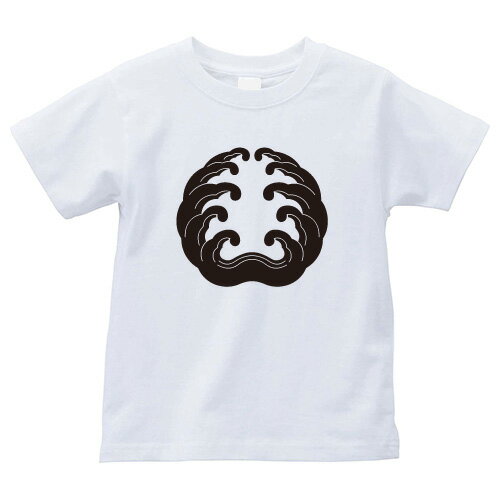 対い波（むかいなみ）家紋Tシャツ 家紋 Tシャツ 和柄Tシャツ 和柄 Tシャツ メンズ レディース 半袖 Tシャツ 家 Tシャツ おもしろTシャツ 家紋入り Tシャツ お土産 和風 ギフト 家紋デザイン 日本 デザイン 085-cvt 085cvt 送料無料