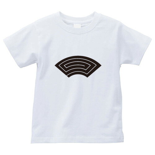 地紙形稲妻（じがみがたいなずま）家紋Tシャツ 家紋 Tシャツ 和柄Tシャツ 和柄 Tシャツ メンズ レディース 半袖 Tシャツ 家 Tシャツ おもしろTシャツ 家紋入り Tシャツ お土産 和風 ギフト 家紋デザイン 日本 デザイン 085-cvt 085cvt 送料無料