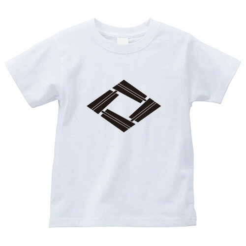 四本扇菱（よんほんおうぎびし）家紋Tシャツ 家紋 Tシャツ 和柄Tシャツ 和柄 Tシャツ メンズ レディース 半袖 Tシャツ 家 Tシャツ おもしろTシャツ 家紋入り Tシャツ お土産 和風 ギフト 家紋デザイン 日本 デザイン 085-cvt 085cvt 送料無料