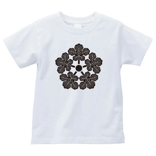 五つ梶の葉車（いつつかじのはぐるま）家紋Tシャツ 家紋 Tシャツ 和柄Tシャツ 和柄 Tシャツ メンズ レディース 半袖 Tシャツ 家 Tシャツ おもしろTシャツ 家紋入り Tシャツ お土産 和風 ギフト 家紋デザイン 日本 デザイン 085-cvt 085cvt 送料無料