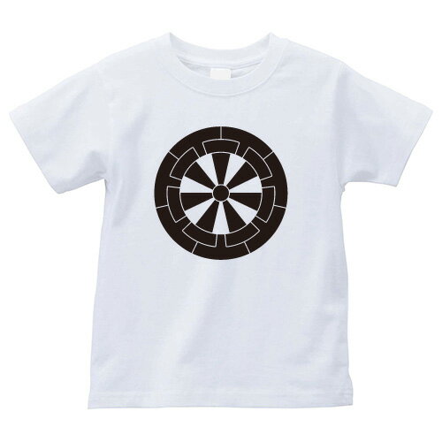 七本源氏車（ななほんげんじぐるま）家紋Tシャツ 家紋 Tシャツ 和柄Tシャツ 和柄 Tシャツ メンズ レディース 半袖 Tシャツ 家 Tシャツ おもしろTシャツ 家紋入り Tシャツ お土産 和風 ギフト 家紋デザイン 日本 デザイン 085-cvt 085cvt 送料無料
