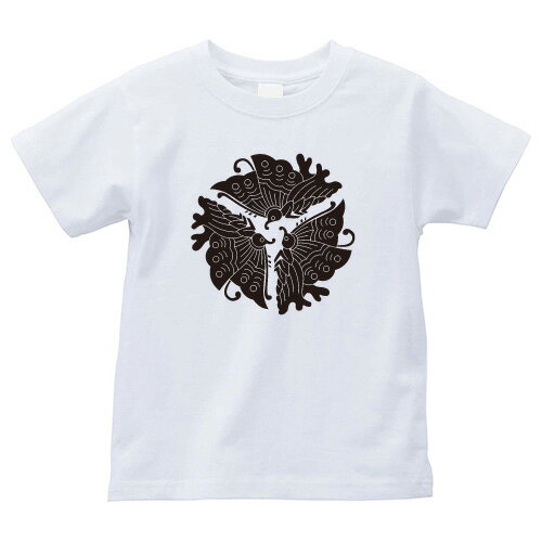 三つ揚羽蝶(みつあげはちょう)家紋Tシャツ 家紋 Tシャツ 和柄Tシャツ 和柄 Tシャツ メンズ レディース 半袖 Tシャツ 家 Tシャツ おもしろTシャツ 家紋入り Tシャツ お土産 和風 ギフト 家紋デザイン 日本 デザイン 085-cvt 085cvt 送料無料