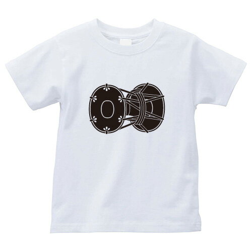 置き鼓（おきつづみ）家紋Tシャツ 家紋 Tシャツ 和柄Tシャツ 和柄 Tシャツ メンズ レディース 半袖 Tシャツ 家 Tシャツ おもしろTシャツ 家紋入り T...