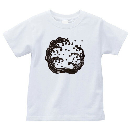 変わり向かい波2（かわりむかいなみ2）家紋Tシャツ 家紋 Tシャツ 和柄Tシャツ 和柄 Tシャツ メンズ レディース 半袖 Tシャツ 家 Tシャ..
